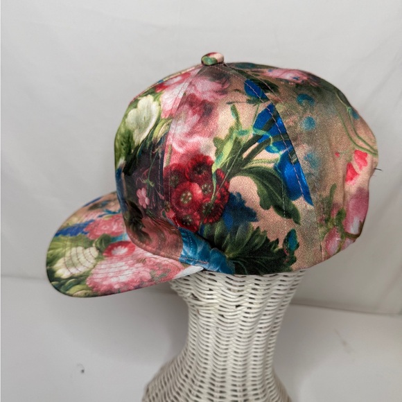 Betsey Johnson Floral Baseball Cap - Picture 3 of 10